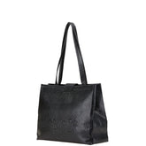 サルヴァトーレフェラガモ ヴァラ トートバッグ ハンドバッグ ブラック PVC レザー レディース Salvatore Ferragamo 【中古】